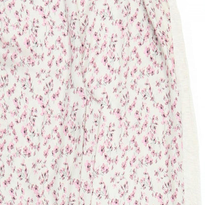 NEXT Womens Purple Floral  Chemise Pyjama Pants Size 10