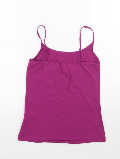 Womens UK Size 10 Marks and Spencer Purple Basic Tank
