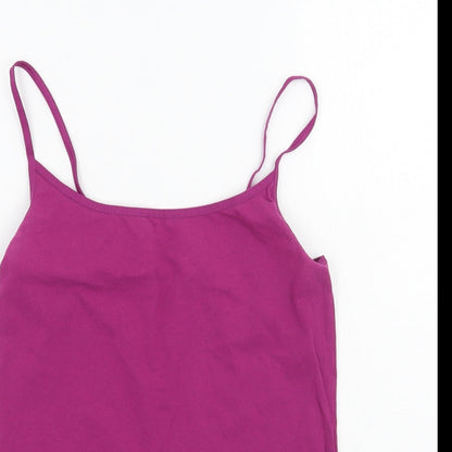 Womens UK Size 10 Marks and Spencer Purple Basic Tank