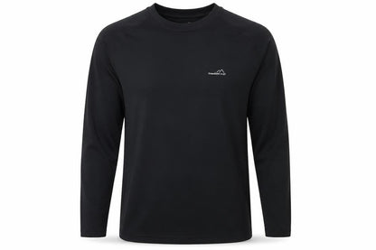 Front view of Freedom Trail men’s black jumper, size L