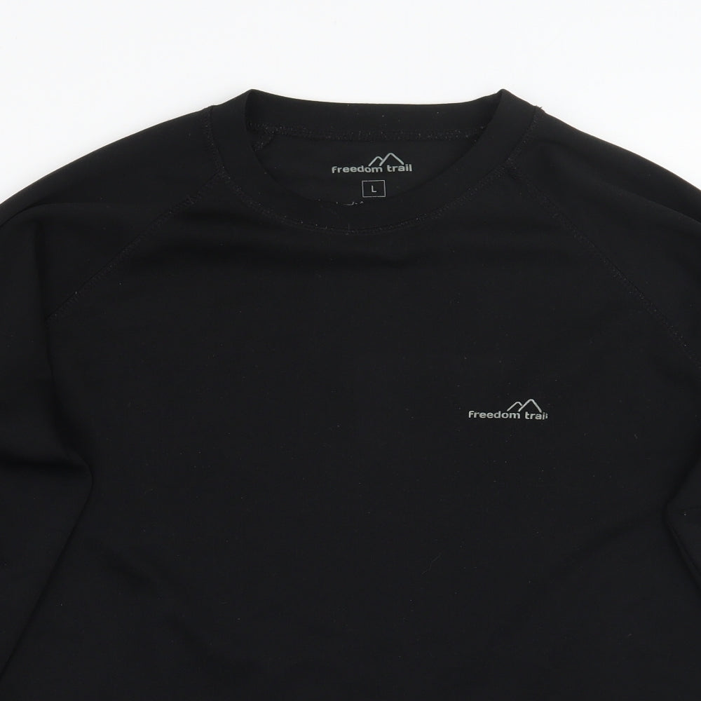 freedom trail Mens Black   Pullover Jumper Size L
