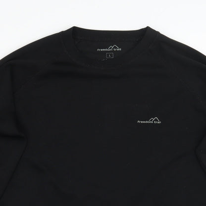 freedom trail Mens Black   Pullover Jumper Size L