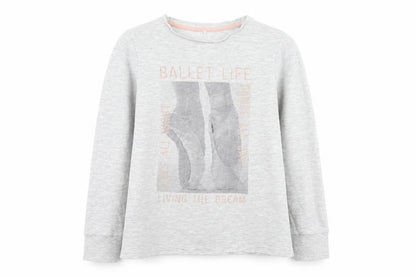 Front view of George girls’ grey basic t-shirt, size 9-10, years