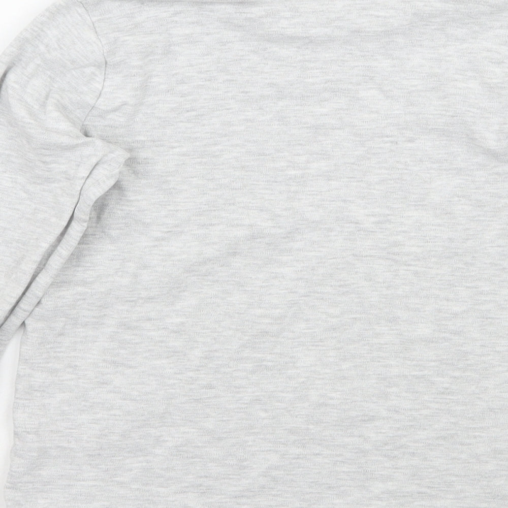 George Girls Grey   Basic T-Shirt Size 9-10 Years