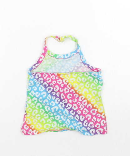 1989 Place Girls Multicoloured Animal Print  Basic Tank Size 3 Years