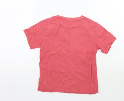 Gap Boys Red   Basic T-Shirt Size 5 Years