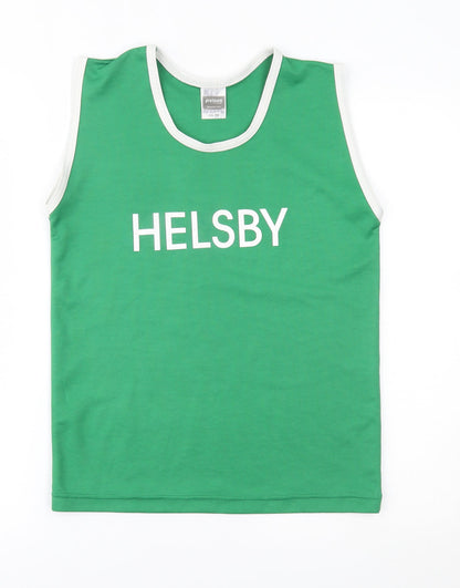 proteam Mens Green   Jersey Tank Size XS