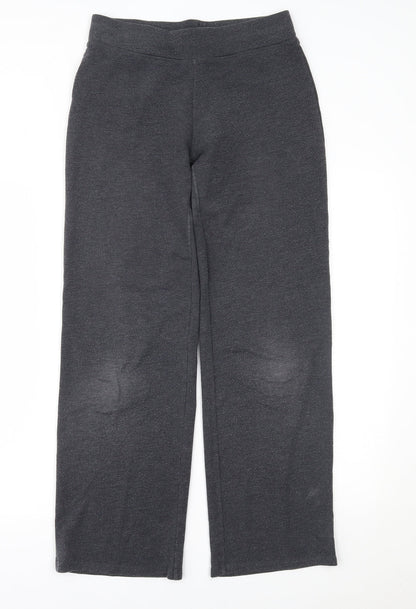 Womens UK Size 8 Marks and Spencer Regular Fit  Grey Trousers