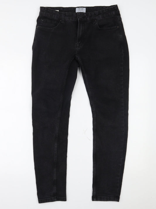 Womens UK Size 32 ONLY & SONS Regular Fit Skinny Black Jeans