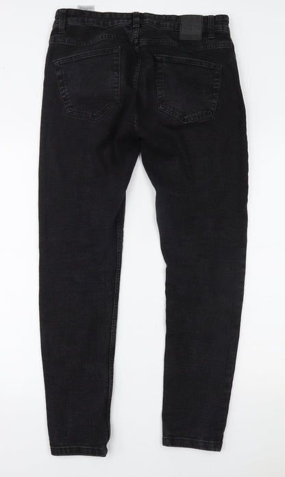 Womens UK Size 32 ONLY & SONS Regular Fit Skinny Black Jeans