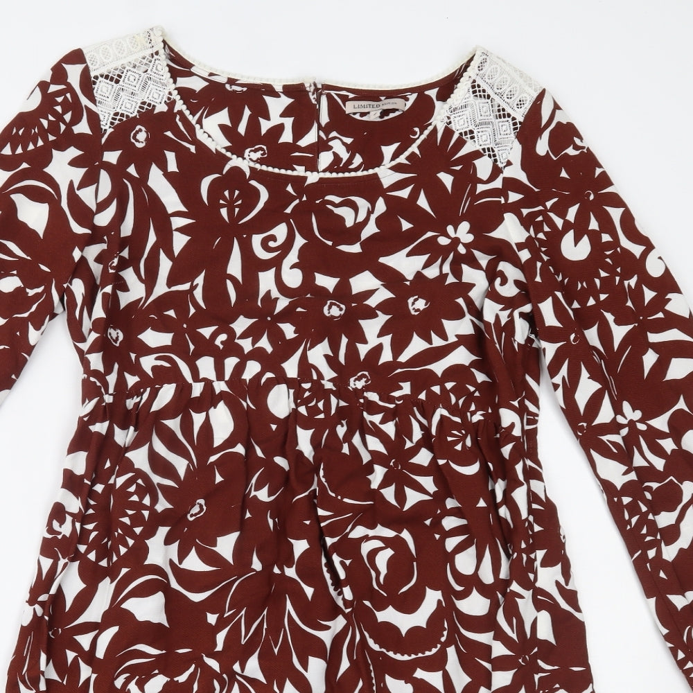 Marks and Spencer Womens Brown   Fit & Flare  Size 10