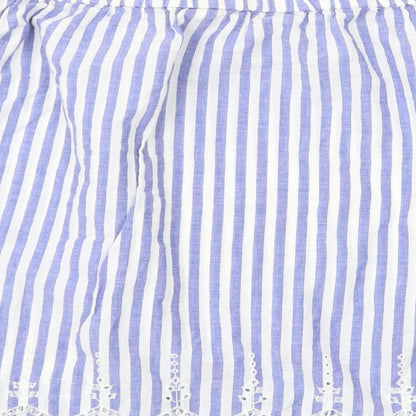 Womens UK Size 10 H&M Blue Basic Blouse