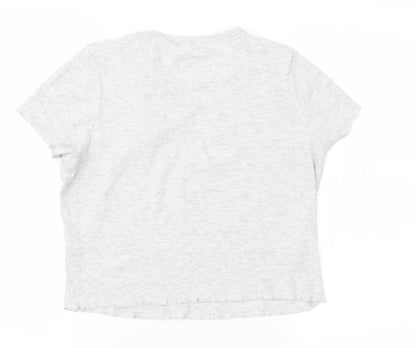 George Womens Grey   Basic T-Shirt Size 10