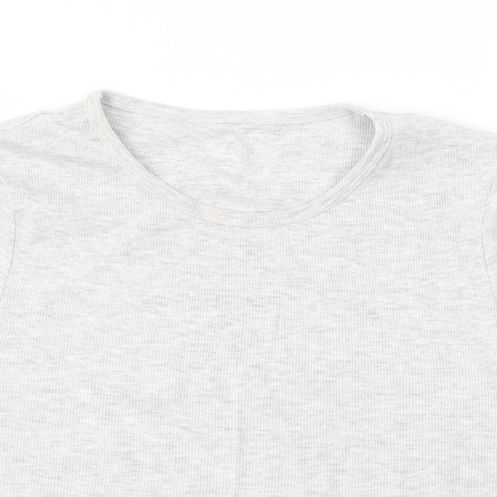 George Womens Grey   Basic T-Shirt Size 10