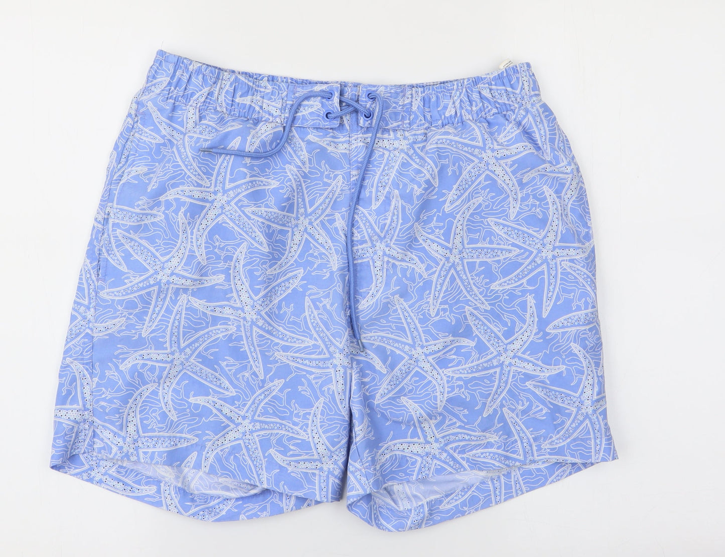 Cherokee Mens Black Geometric  Bermuda Shorts One Size