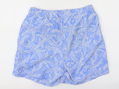 Cherokee Mens Black Geometric  Bermuda Shorts One Size