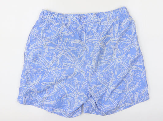 Cherokee Mens Black Geometric  Bermuda Shorts One Size