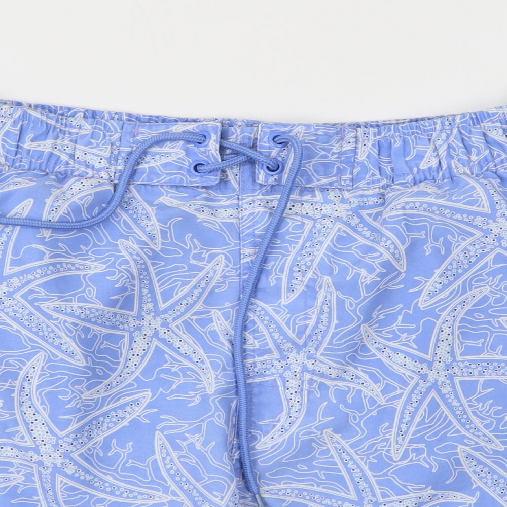 Cherokee Mens Black Geometric  Bermuda Shorts One Size