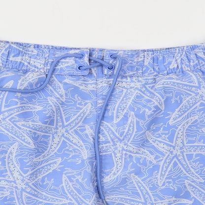 Cherokee Mens Black Geometric  Bermuda Shorts One Size