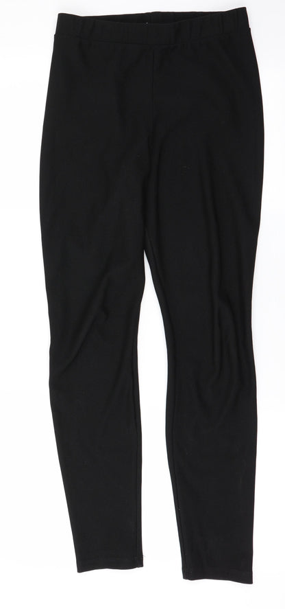 Womens UK Size S H&M Regular Fit  Black Trousers