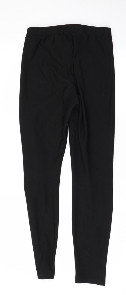 Womens UK Size S H&M Regular Fit  Black Trousers