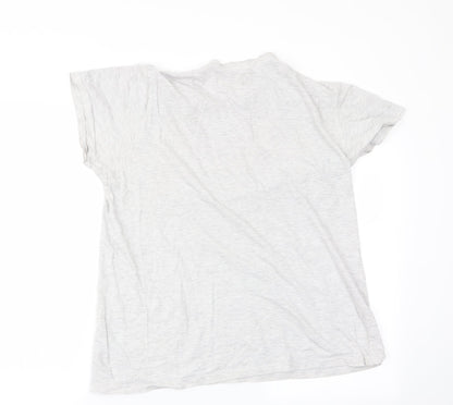Mens UK Size M Cedar Wood State Grey  T-Shirt