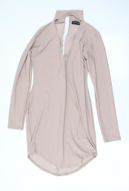 PRETTYLITTLETHING Womens Pink   Bodycon  Size 12