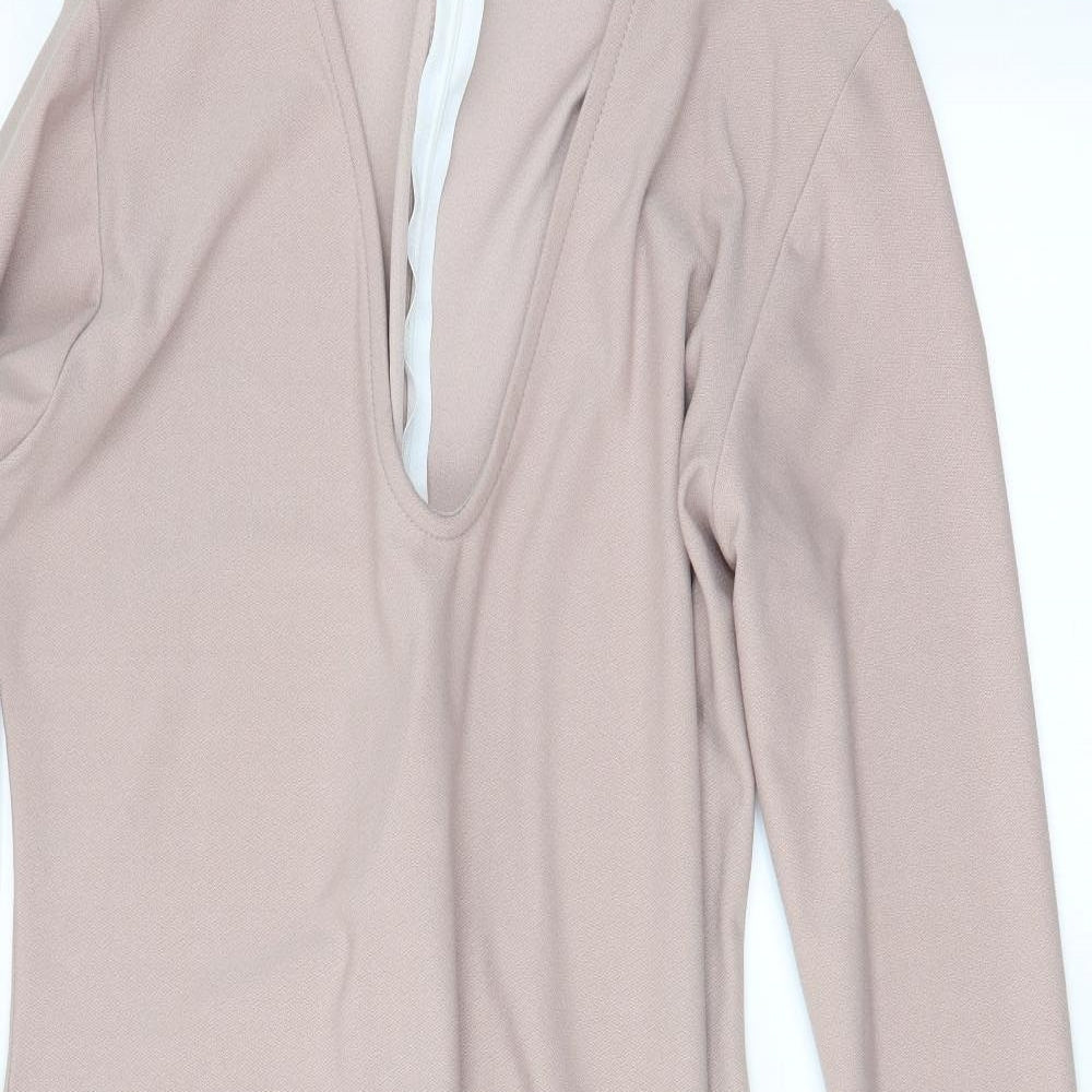 PRETTYLITTLETHING Womens Pink   Bodycon  Size 12