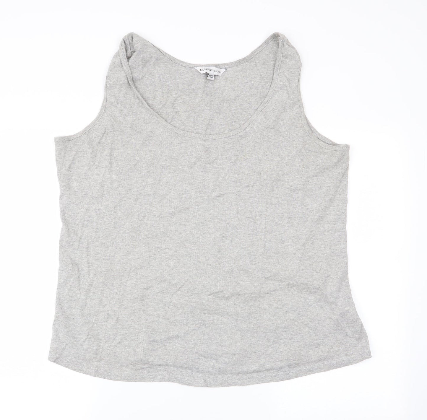 Capsule Womens Grey   Basic Tank Size 22