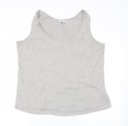 Capsule Womens Grey   Basic Tank Size 22