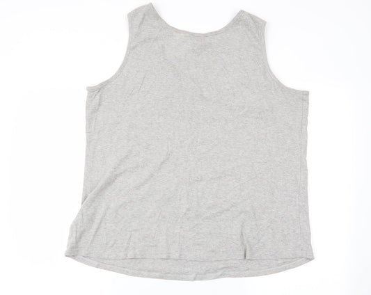 Capsule Womens Grey   Basic Tank Size 22