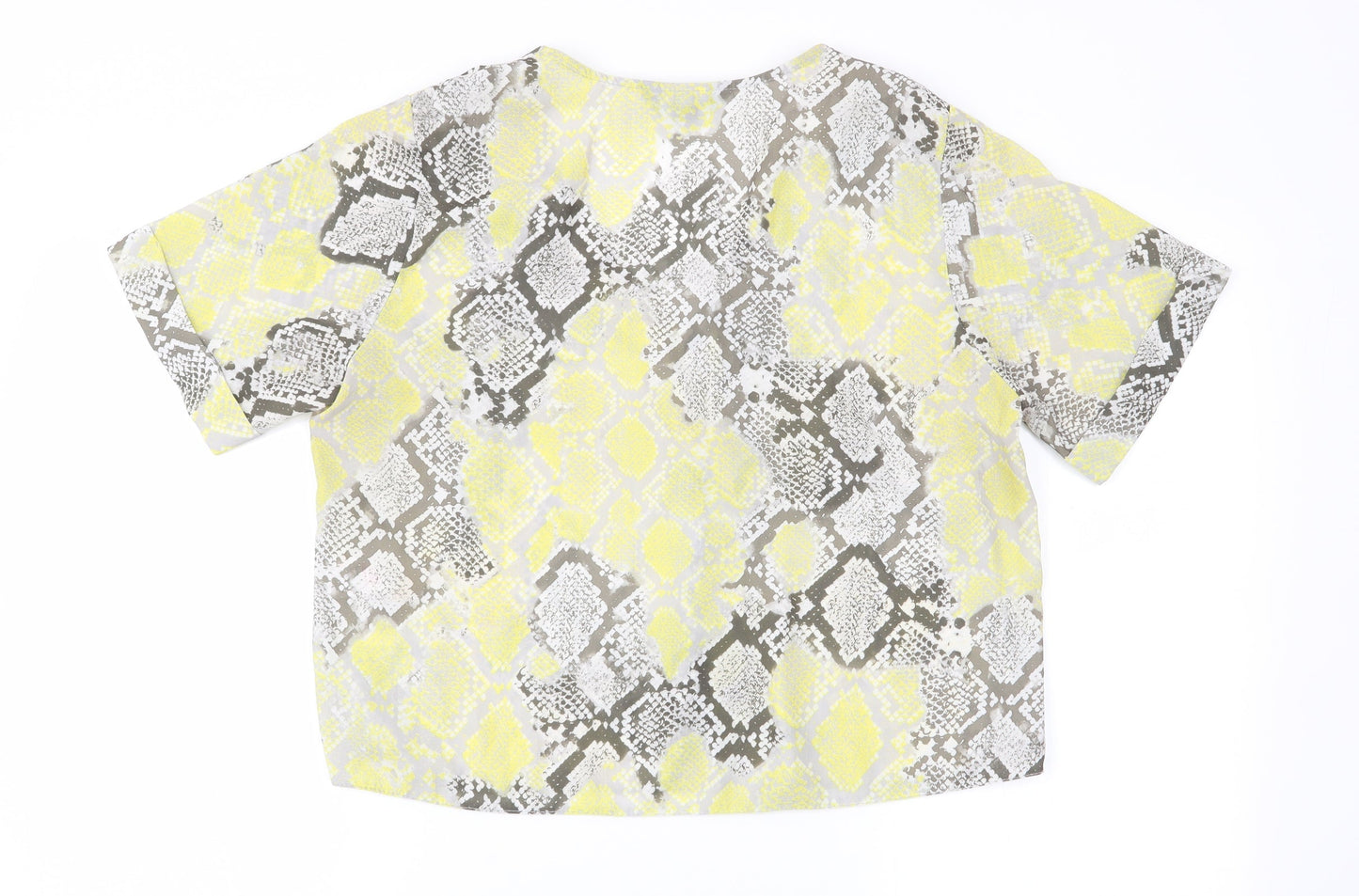 Womens UK Size 14 New Look Multicoloured Basic Blouse