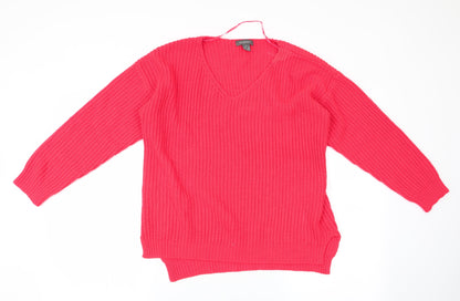 Primark Womens Red   Pullover Jumper Size S