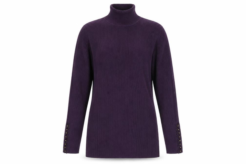 Womens UK Size 12 Together Purple Pullover Jumper