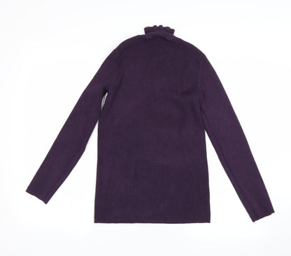 Womens UK Size 12 Together Purple Pullover Jumper