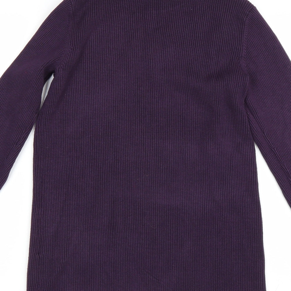 Womens UK Size 12 Together Purple Pullover Jumper
