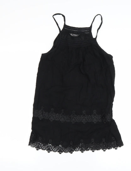 Miss Selfridge Womens Black   Basic Tank Size 8