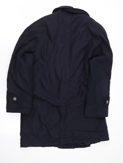 Preworn Womens Blue   Overcoat Coat