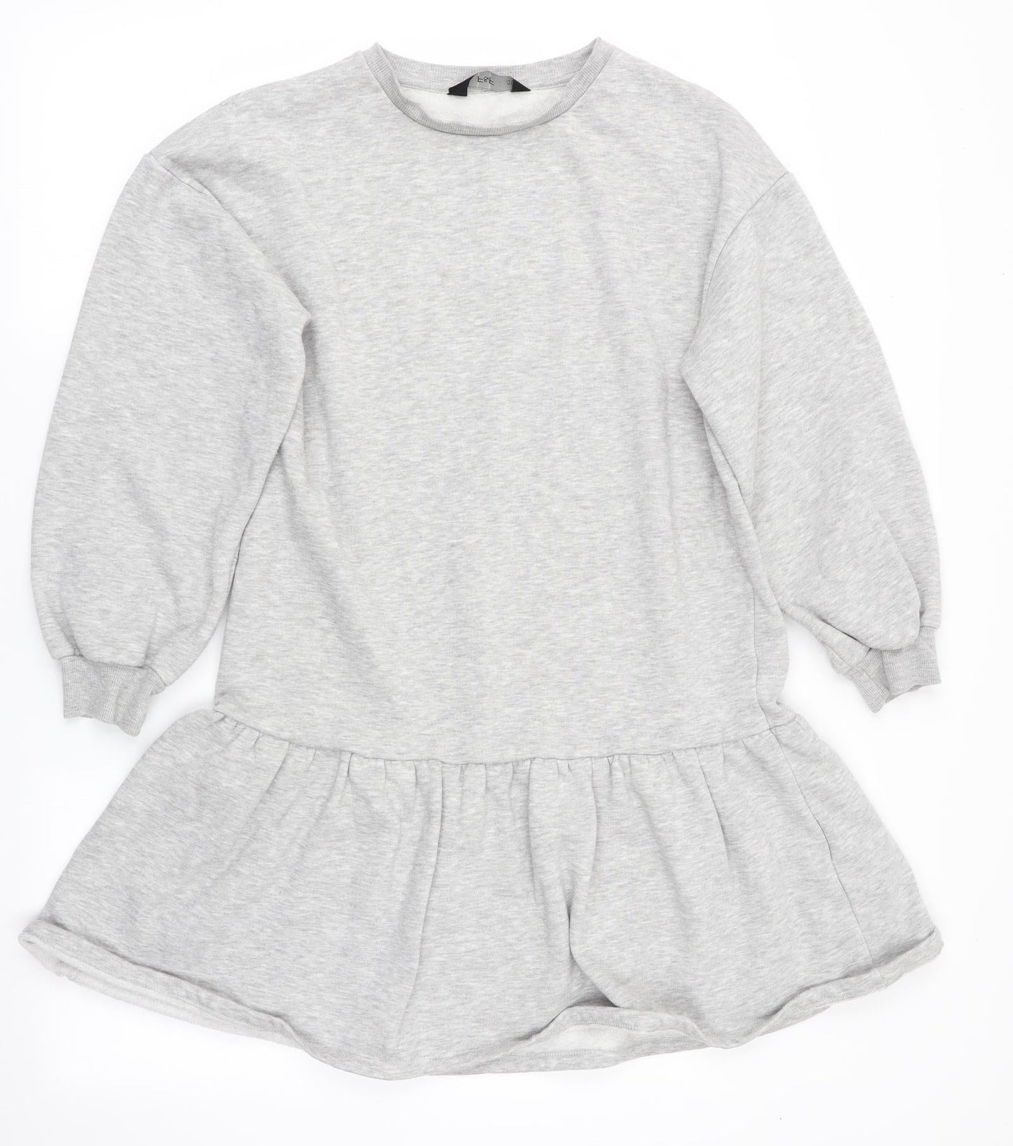 Florence and Fred Womens Grey   Fit & Flare  Size 8  - Sweatshirt Dress