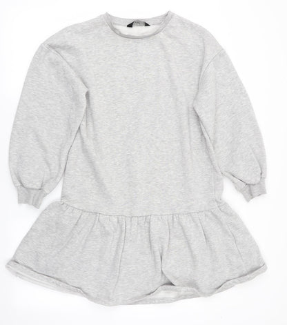 Florence and Fred Womens Grey   Fit & Flare  Size 8  - Sweatshirt Dress