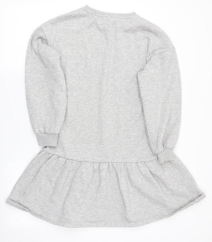 Florence and Fred Womens Grey   Fit & Flare  Size 8  - Sweatshirt Dress