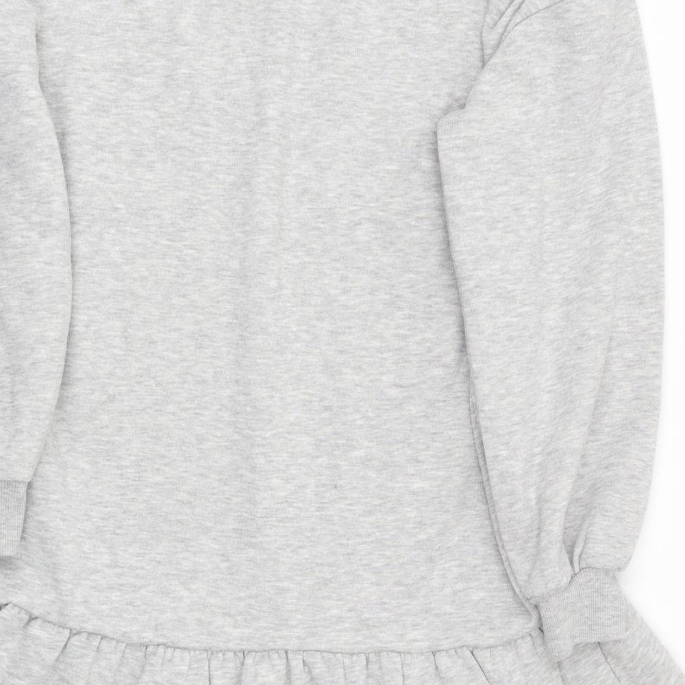 Florence and Fred Womens Grey   Fit & Flare  Size 8  - Sweatshirt Dress