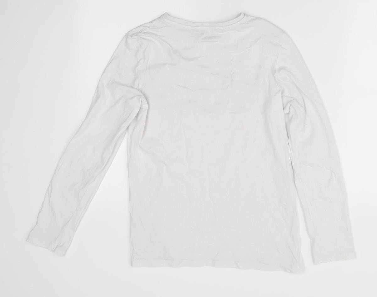 Back view of Primark girls’ white basic casual, size 11-12, years - future