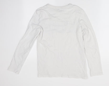 Back view of Primark girls’ white basic casual, size 11-12, years - future