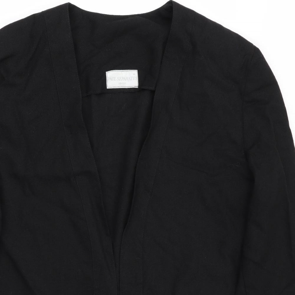 Womens UK Size 16 Paul Separates Black Jacket