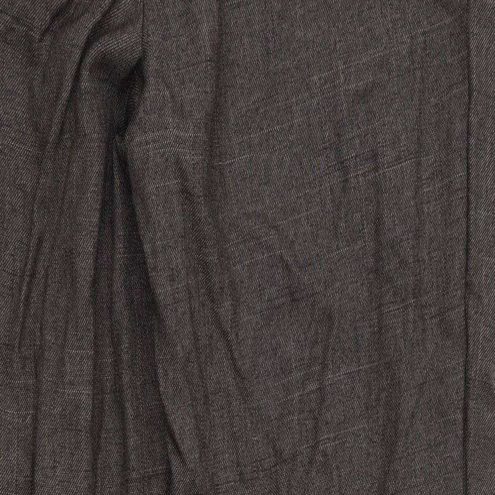 Womens UK Size 12 Marks and Spencer Regular Fit  Brown Trousers