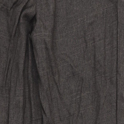 Womens UK Size 12 Marks and Spencer Regular Fit  Brown Trousers