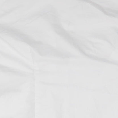 Mens UK Size 14 Marks and Spencer White  Button-Up Long Sleeve Casual Shirt