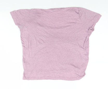 Marks and Spencer Womens Pink   Basic T-Shirt Size 14
