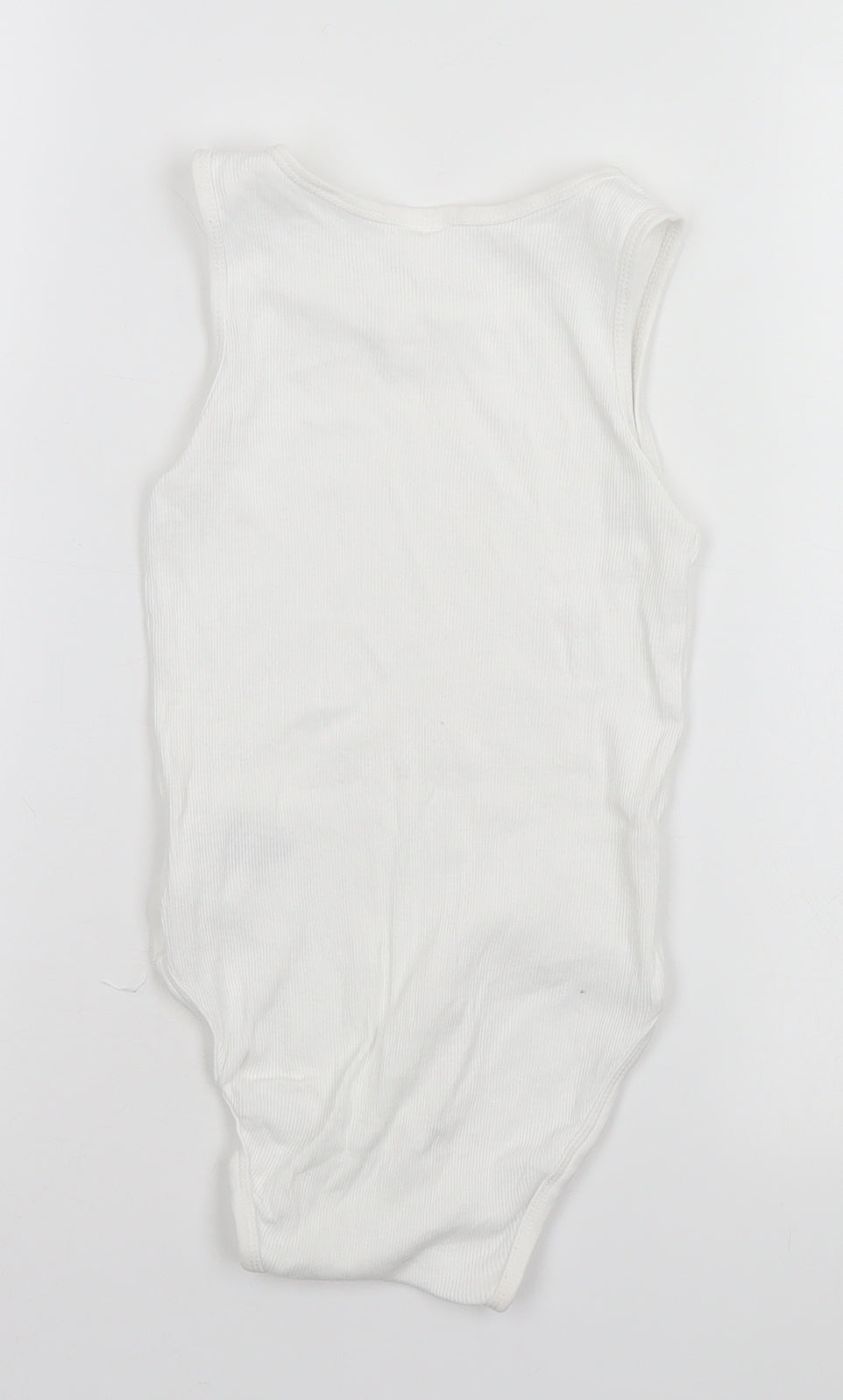 H&M Girls White   Leotard One-Piece Size 2-3 Years